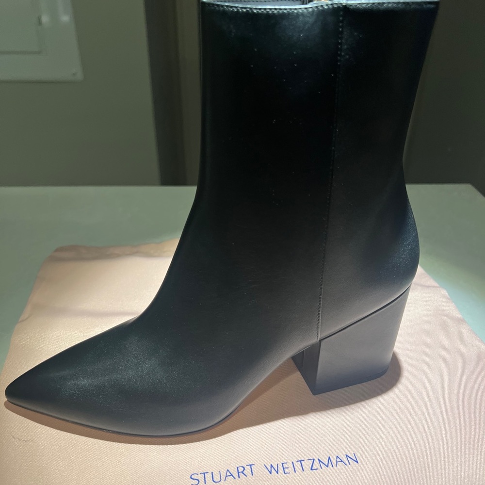 NEW Stuart Weitzman 75 Block Booties